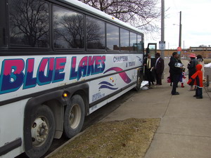 Unloading from the Bus