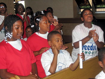 Rallying in the church 3