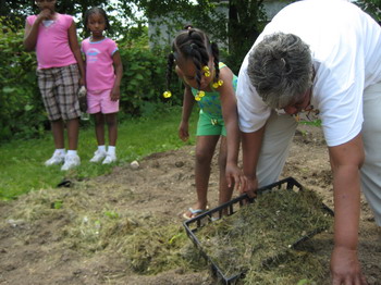 Adding the Mulch