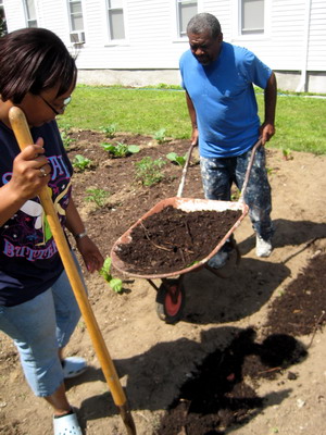 Adding the Mulch 4