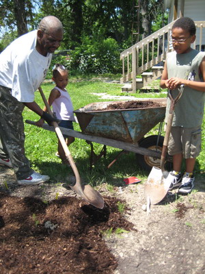 Spreading the Mulch 2