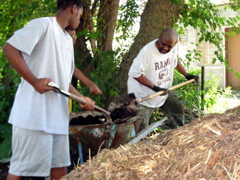 Gathering Mulch