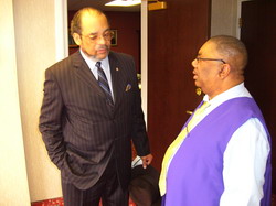 Rev. LeRoy Williams and Pastor Perryman